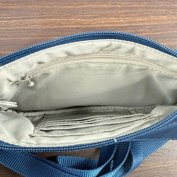 Baggallini Bag Crossbody Convertible Mini Bagg Purse Handbag Fanny Pack Blue - Picture 6 of 8